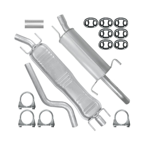 Auspuffanlage Schalldämpferset Auspuff für Opel Astra 2 II G (03.1998-12.2009) 2.0 DI 2.0 DTI 2.2 DTI Limousine_1