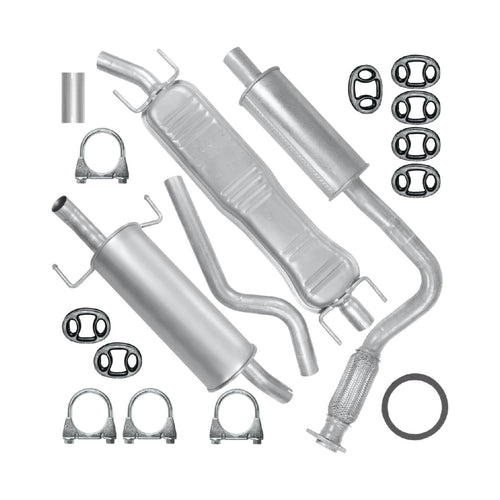 Auspuffanlage Schalldämpferset Auspuff für Opel Astra 2 II G (03.1998-12.2009) 2.0 DI 2.0 DTI 2.2 DTI Fließheck_1