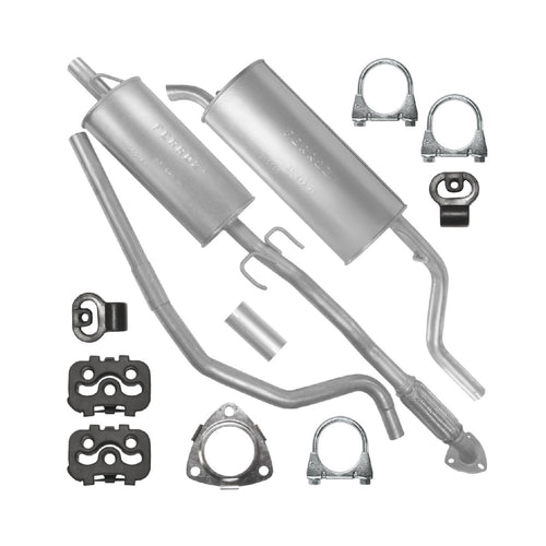 Auspuffanlage Schalldämpferset Auspuff für Opel Corsa 4 IV D (07.2006-12.2014) 1.0 Fließheck_1