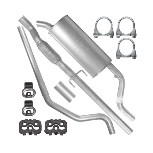 Auspuffanlage Schalldämpferset Auspuff für Fiat Grande Punto 1 I (09.2005-12.2015) 1.3 MJTD Fließheck_1