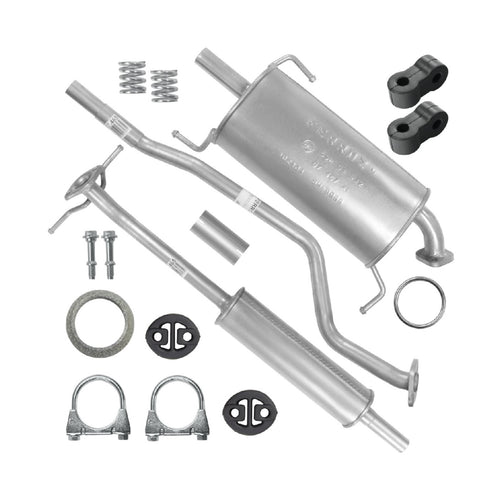 Auspuffanlage Schalldämpferset Auspuff für Opel Agila 2 II B (04.2008-10.2014) 1.0i Fließheck_1