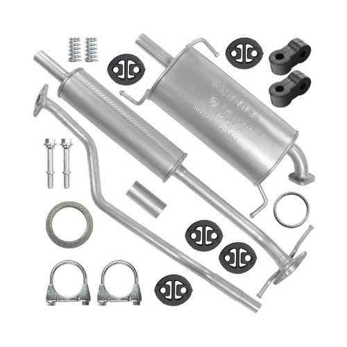 Auspuffanlage Schalldämpferset Auspuff für Opel Agila 2 II B (04.2008-10.2014) 1.2 Fließheck_1