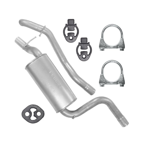 Auspuffanlage Schalldämpferset Auspuff für Ford Focus 2 II MK2 (09.2004-09.2011) 2.0 TDCI Cabrio, Fließheck_1