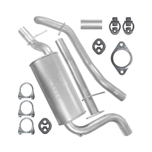 Auspuffanlage Schalldämpferset Auspuff für Ford Focus 2 II MK2 (09.2004-09.2011) 2.0 TDCI Cabrio, Limousine_1