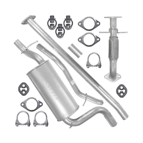 Auspuffanlage Schalldämpferset Auspuff für Ford Focus 2 II MK2 (09.2004-09.2011) 1.6 TDCI Kombi_1