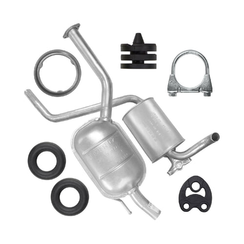 Auspuffanlage Schalldämpferset Auspuff für Mercedes-Benz 190 W201 (10.1982-08.1993) 1.8 2.0 Limousine_1