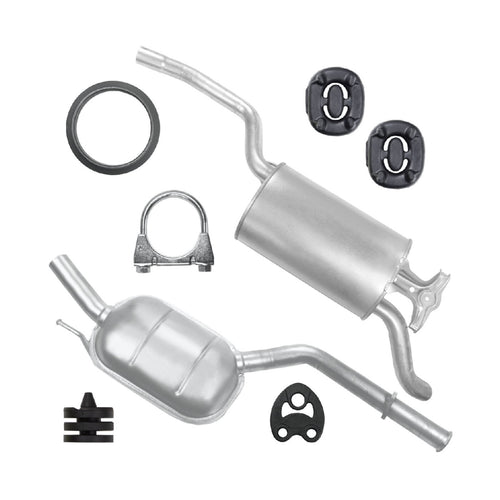 Auspuffanlage Schalldämpferset Auspuff für Mercedes-Benz W124 2.0D 2.0 i 2.3 2.5 D (12.1984-06.1995) Limousine_1