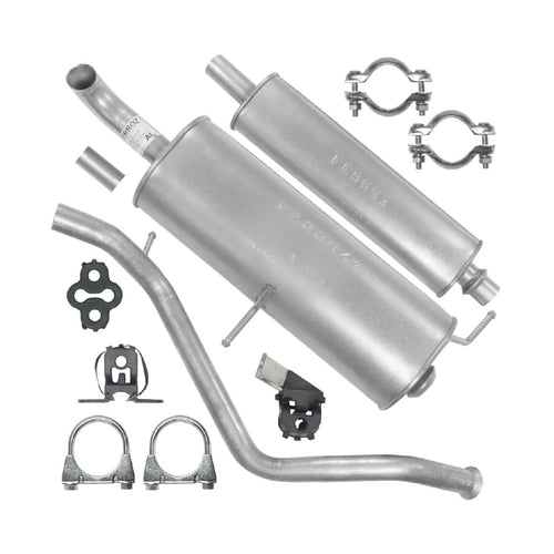 Auspuffanlage Schalldämpferset Auspuff für Citroen C4 1 I (01.2004-06.2008) 2.0 Coupe, Fließheck_1