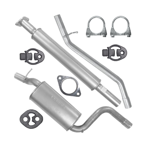 Auspuffanlage Schalldämpferset Auspuff für Ford Focus 2 II MK2 (09.2004-09.2011) 2.0 TDCI Kombi_1