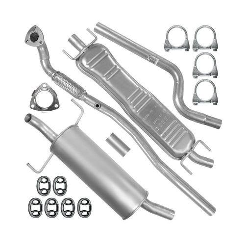 Auspuffanlage Schalldämpferset Auspuff für Opel Astra 3 III H (03.2004-12.2010) 1.6 Fließheck_1
