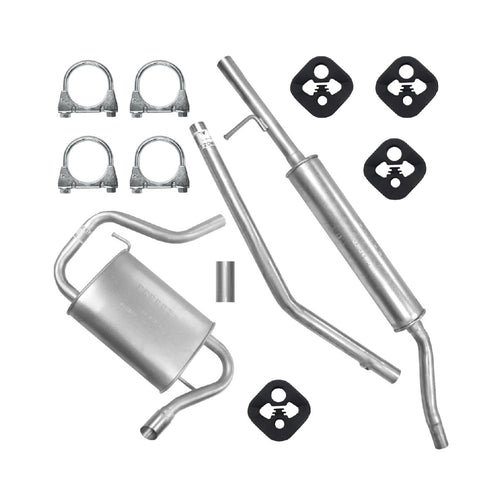 Auspuffanlage Schalldämpferset Auspuff für Dacia Duster 1 I (04.2010-01.2018) 1.6i Crossover / SUV_1