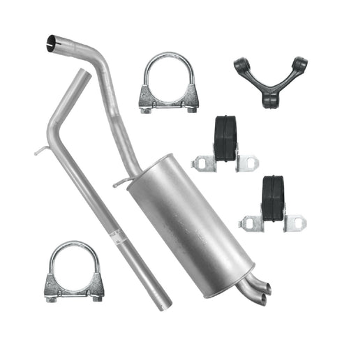 Auspuffanlage Schalldämpferset Auspuff für Volkswagen Polo 4 IV 9N (11.2001-12.2009) 1.9 TDI Fließheck_1