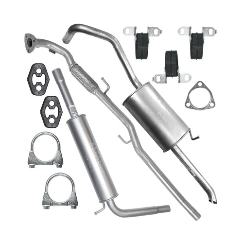 Auspuffanlage Schalldämpferset Auspuff für Skoda Fabia 1 I (12.1999-12.2007) 1.2i Kombi_1