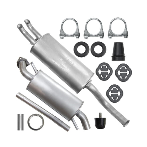 Auspuffanlage Schalldämpferset Auspuff für Audi A6 C4 (06.1994-10.1997) 2.5 TDI Kombi Avant, Limousine_1