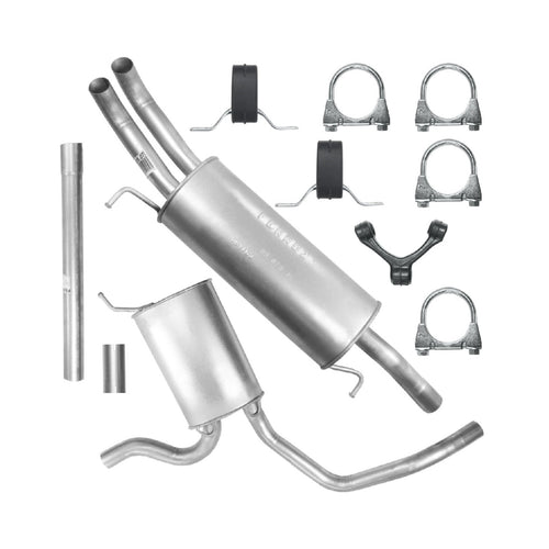 Auspuffanlage Schalldämpferset Auspuff für Audi A6 C5 (01.1997-01.2005) 1.9 TDI Kombi Avant, Limousine_1