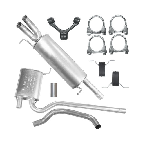 Auspuffanlage Schalldämpferset Auspuff für Volkswagen Passat B5 (10.1996-09.2000) 1.9 TDI Kombi Variant, Limousine_1