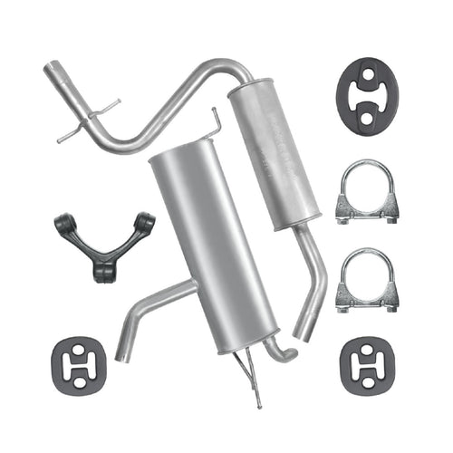 Auspuffanlage Schalldämpferset Auspuff für Volkswagen Golf 6 VI (10.2008-11.2012) 1.6 Fließheck_1