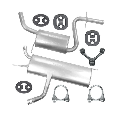 Auspuffanlage Schalldämpferset Auspuff für Volkswagen Golf 5 V (10.2003-11.2008) 1.6 FSI Fließheck_1