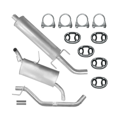 Auspuffanlage Schalldämpferset Auspuff für Opel Vectra 3 III C (04.2002-01.2009) 1.8i Kombi Caravan_1