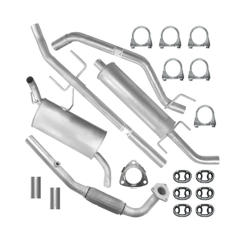 Auspuffanlage Schalldämpferset Auspuff für Opel Vectra 3 III C (04.2002-01.2009) 1.8i Kombi Caravan_1