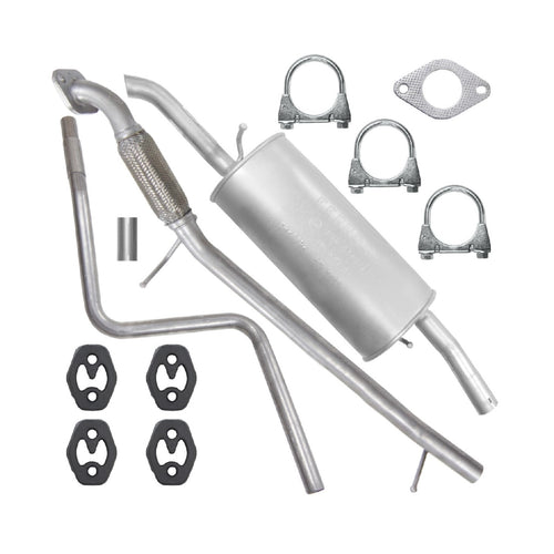 Auspuffanlage Schalldämpferset Auspuff für Ford Fusion 1 I MK1 (06.2002-11.2005) 1.4 TDCI Fließheck_1