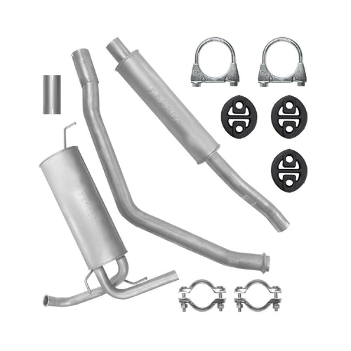 Auspuffanlage Schalldämpferset Auspuff für Fiat Sedici 1 I (06.2006-10.2014) 1.6i Crossover / SUV_1