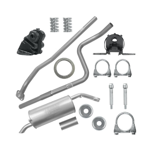 Auspuffanlage Schalldämpferset Auspuff für Peugeot 207 1 I (02.2006-12.2008) 1.4i Fließheck_1
