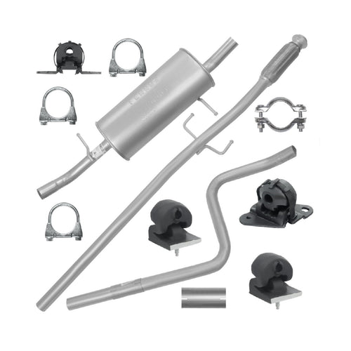 Auspuffanlage Schalldämpferset Auspuff für Citroen C3 1 I (02.2002-12.2009) 1.4 HDI Cabrio, Fließheck_1
