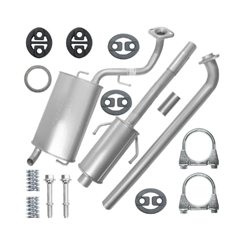 Auspuffanlage Schalldämpferset Auspuff für Toyota Corolla Verso 2 II (04.2004-03.2009) 1.6i 1.8i Van_1