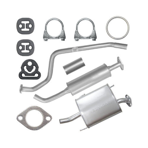Auspuffanlage Schalldämpferset Auspuff für Nissan Almera Tino 1 I V10 (08.2000-02.2006) 1.8i Van_1