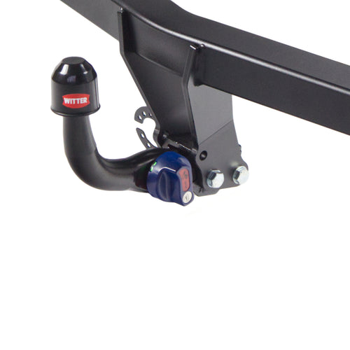 Witter Horizontal abnehmbare Anhängerkupplung für Volkswagen Caddy 3 III 2K Van (03/2004-08/2010)_1